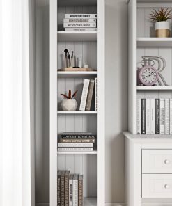 bookcase isavella collection white matte letto 01