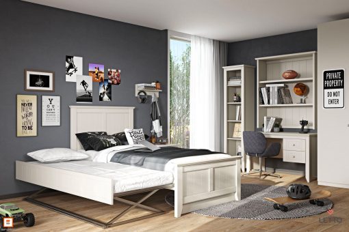 singlebed extrabed isavella collection h155 matte letto 01